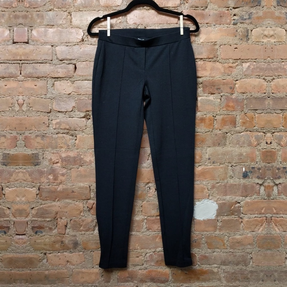 Petite Front Seam Black Leggings